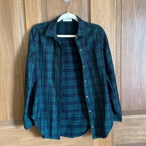 Green Plaid Flannel